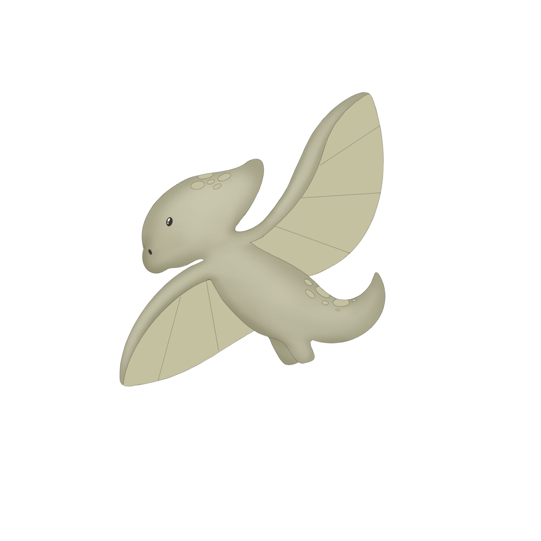 STL Baby Pterodactyl-4.5"