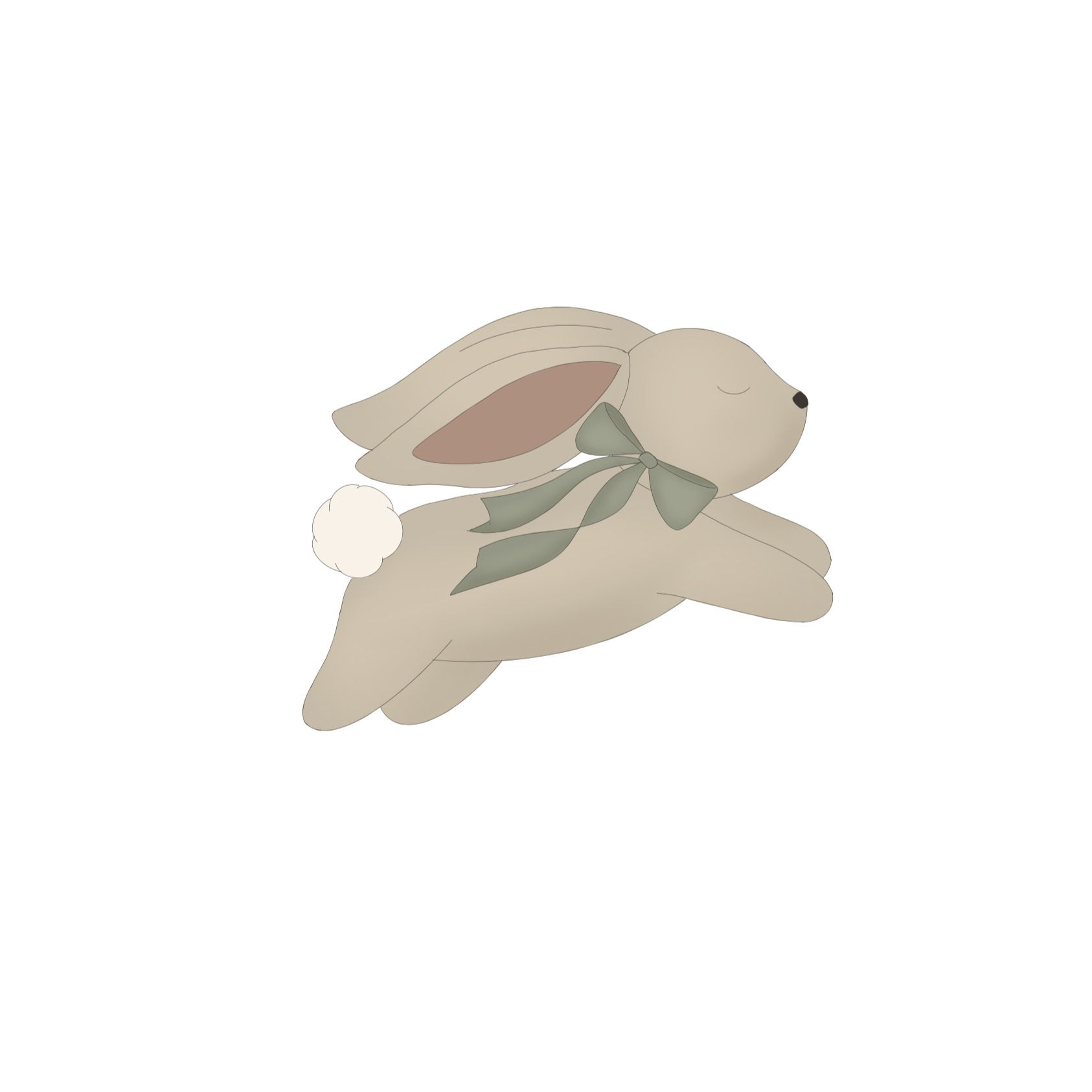 STL Hopping Bunny-4"