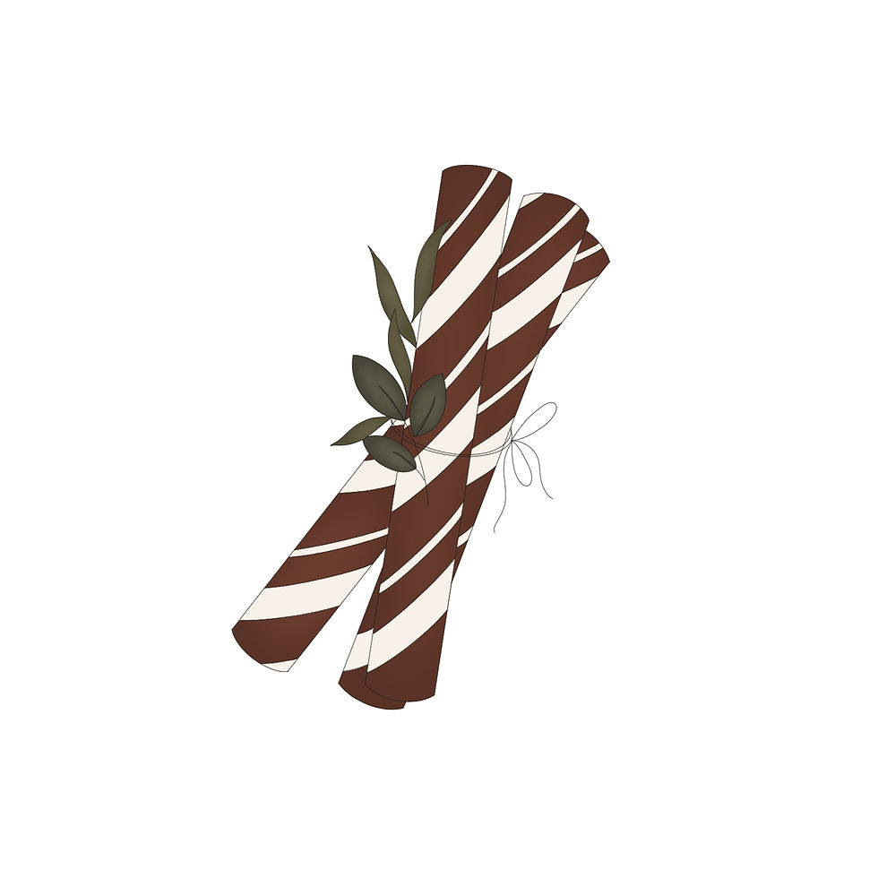 STL Candy Cane Sticks-4.25"
