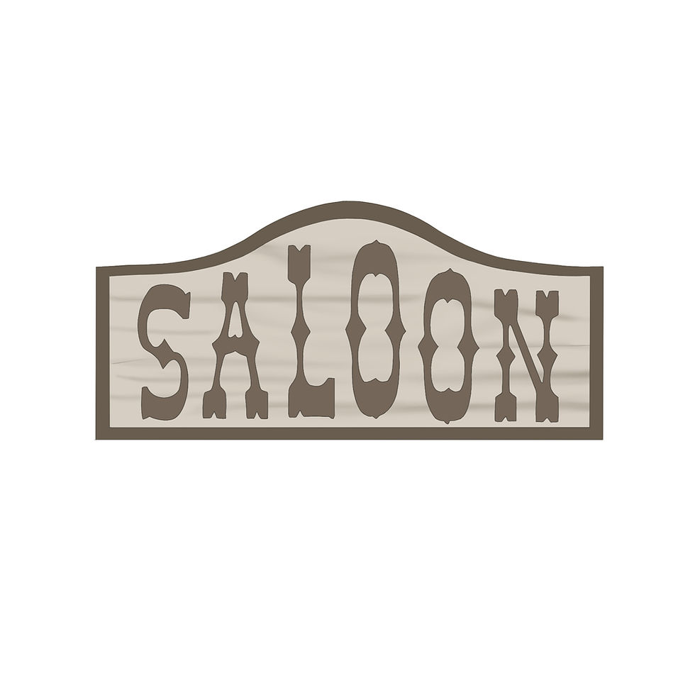 STL Saloon Sign-4.5"