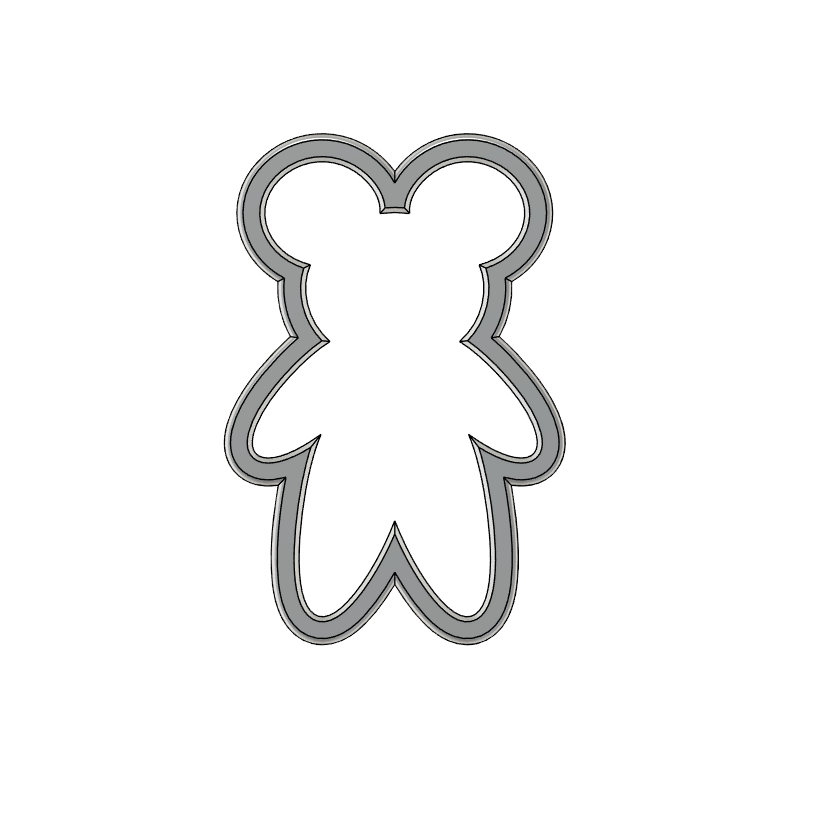 Miniature : STL Gingerbread Mouse-4.75"
