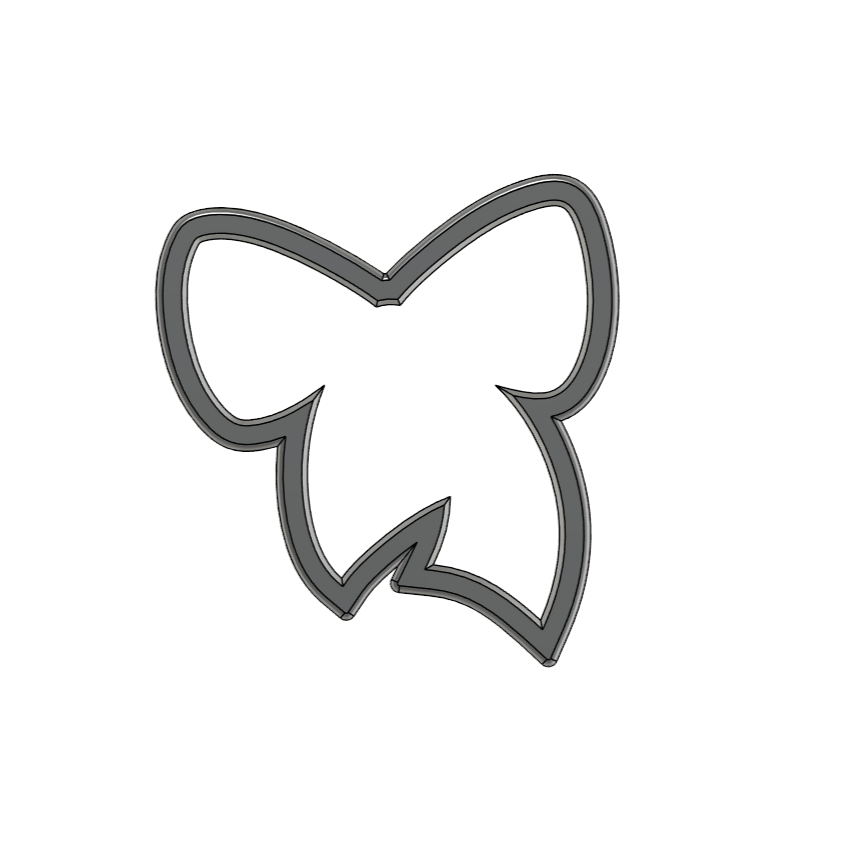 縮圖：STL Mini Wonky Bow-3"