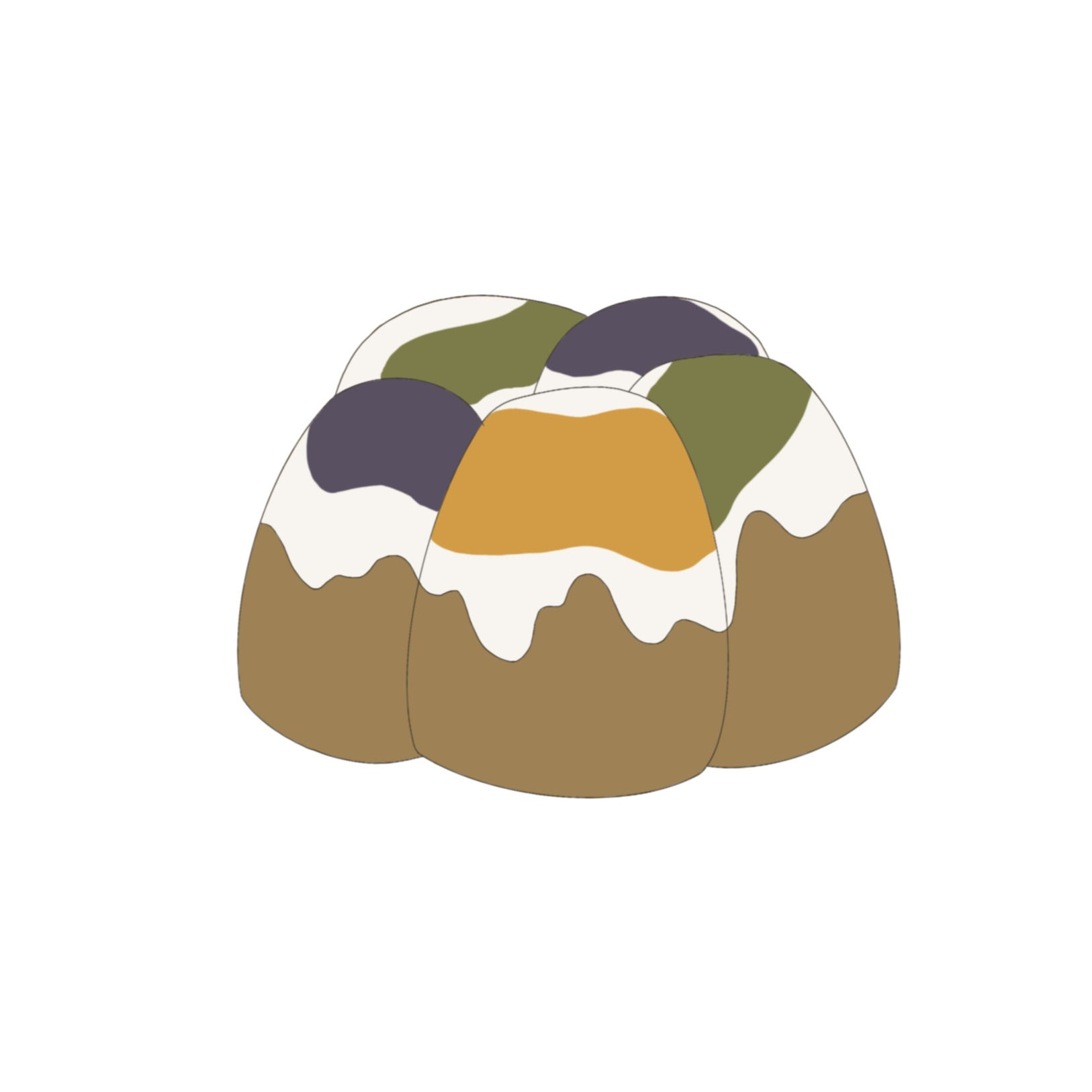 STL Mini King Cake  - 2"