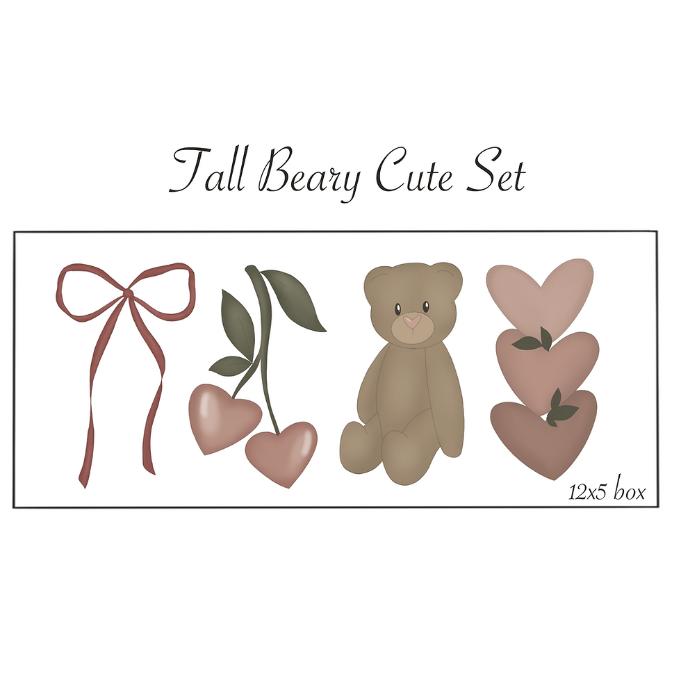 Miniature : Tall Beary Cute Cookie Cutters