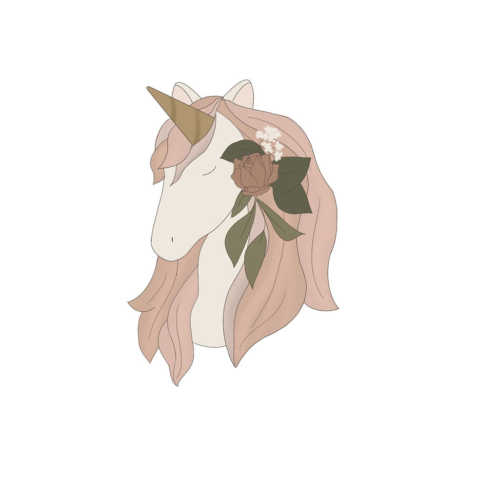 STL Unicorn Face-3.75"