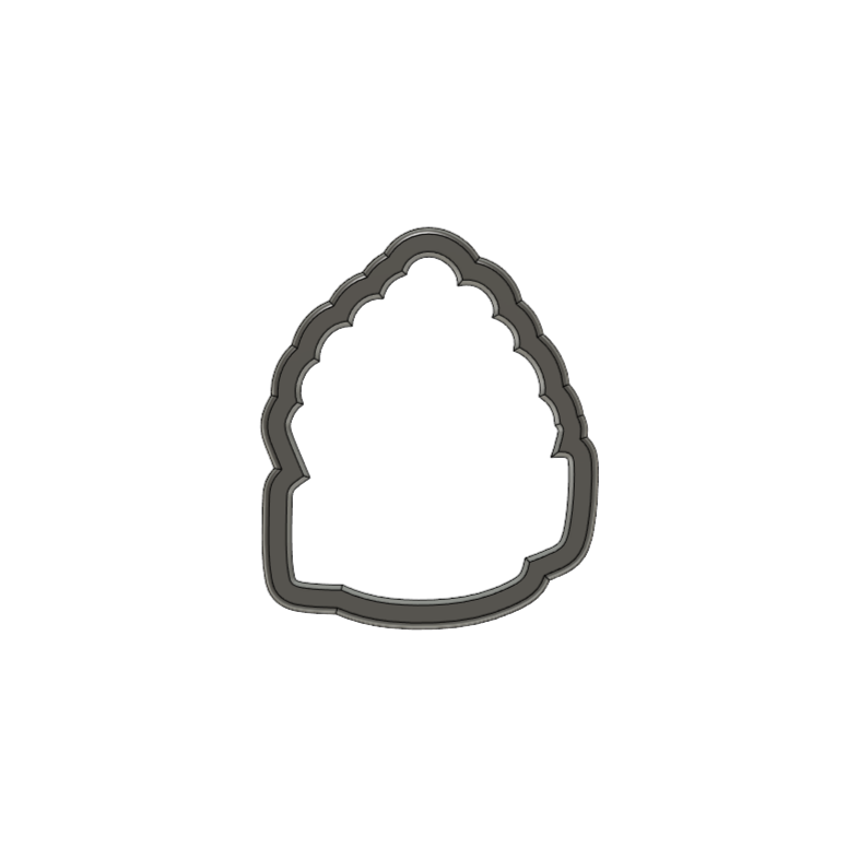 縮圖：STL Cupcake Scroll-3.25"