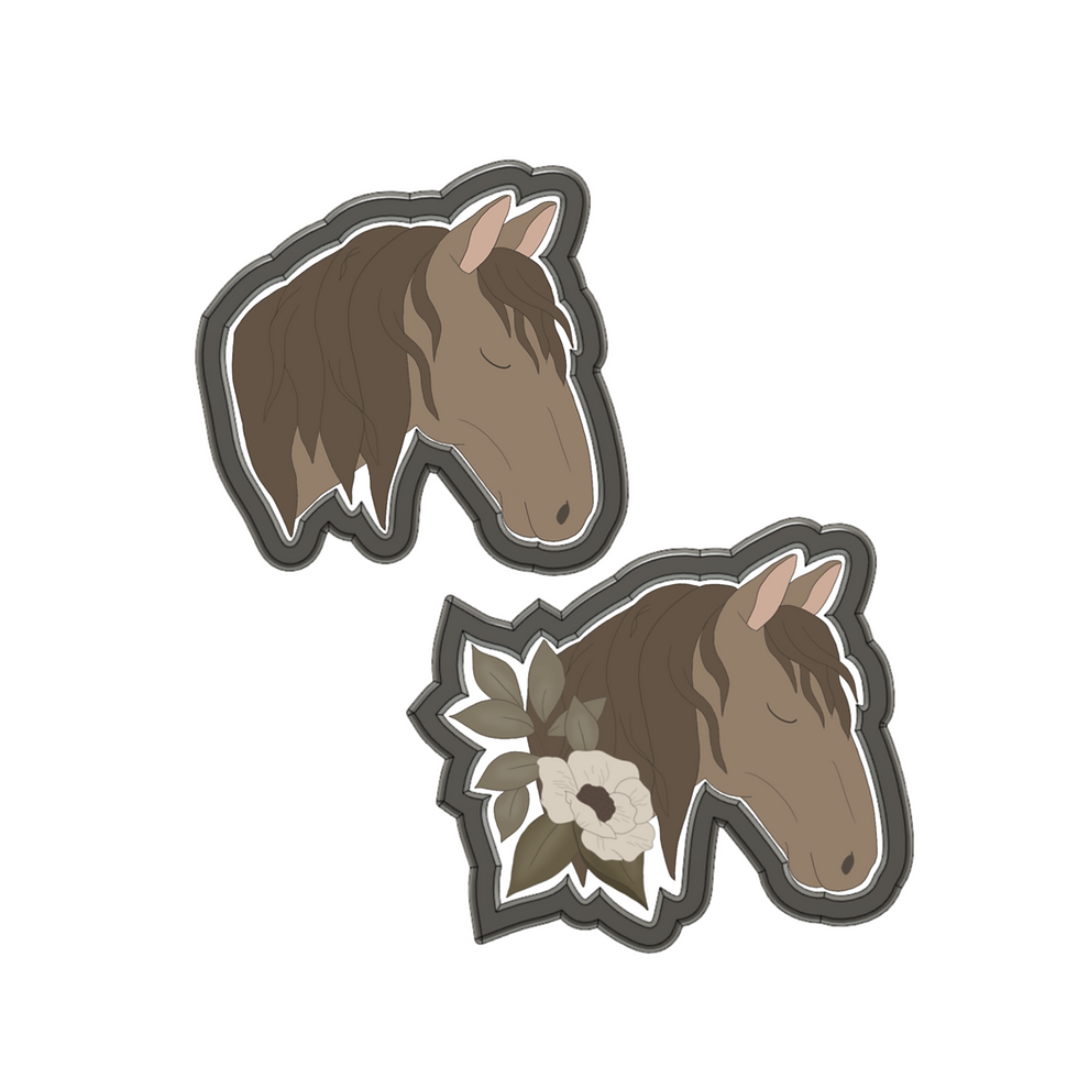 Thumbnail: Horse Face Cookie Cutter