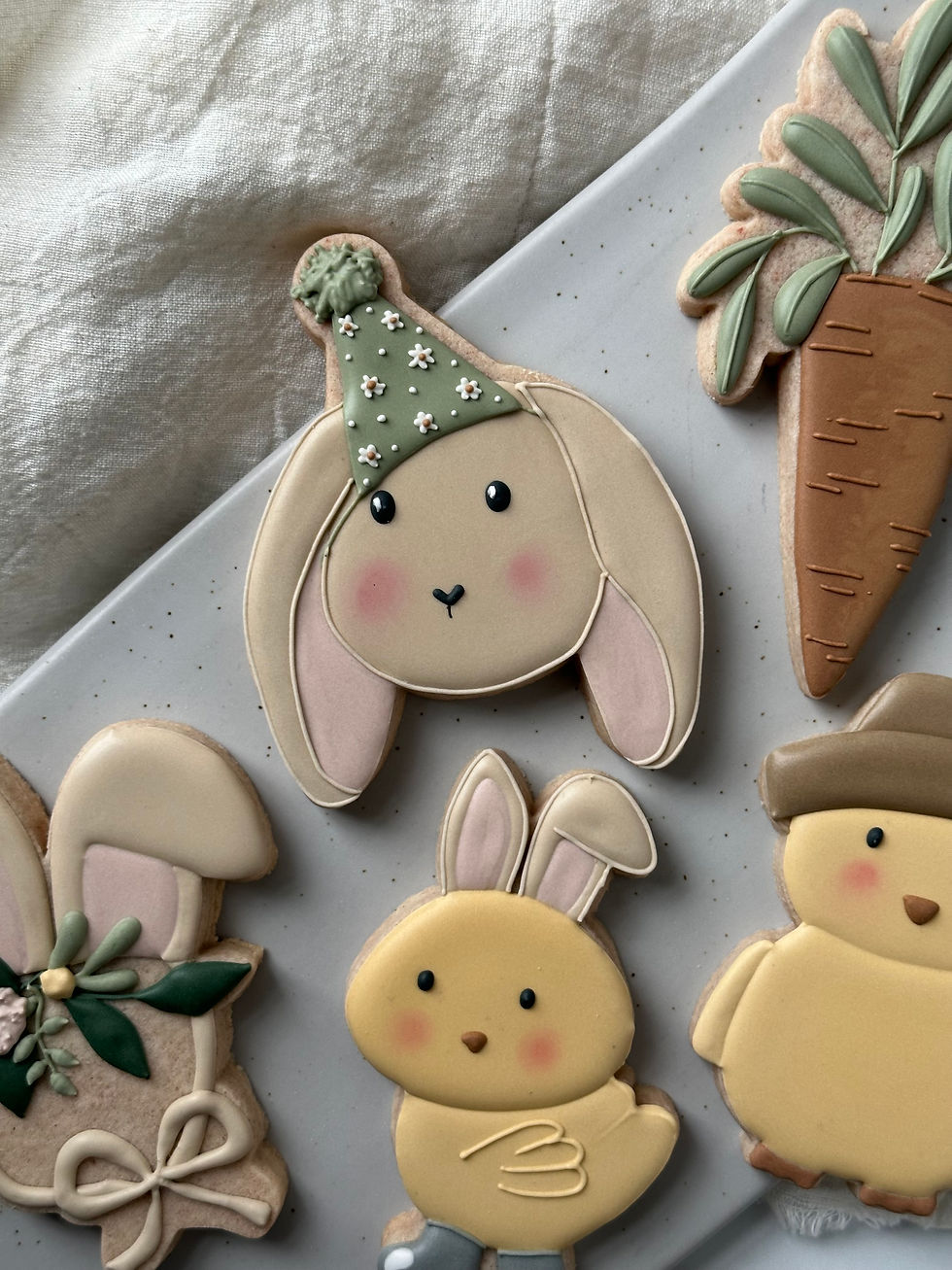 Thumbnail: Party Hat Bunny Cookie Cutters