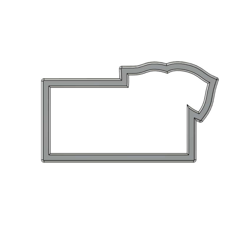 Miniatura: STL Flag Rectangle-5.25"