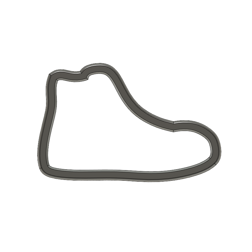 Thumbnail: High Top Shoe Cookie Cutter