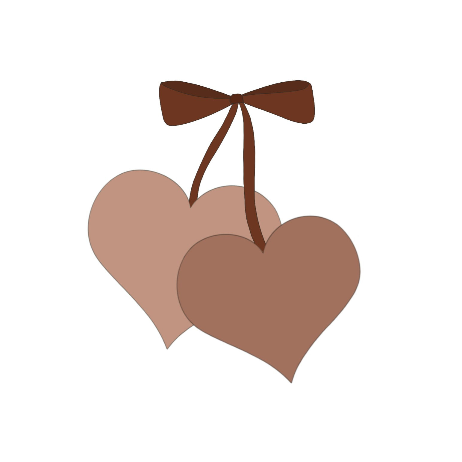 Tied Hearts Cookie Cutters