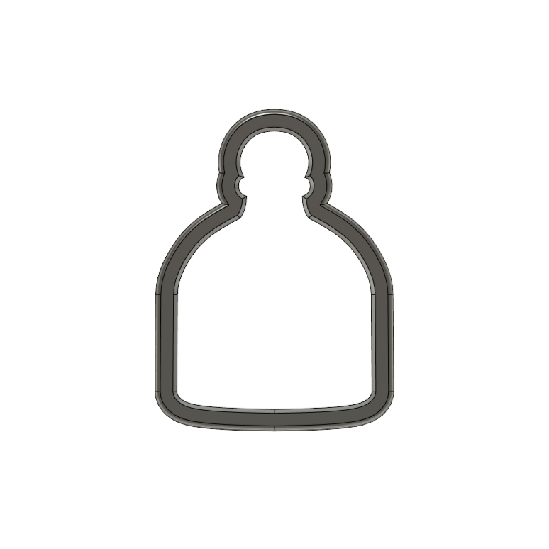 Miniatura: STL Tequila Cookie Cutter - 3.5"