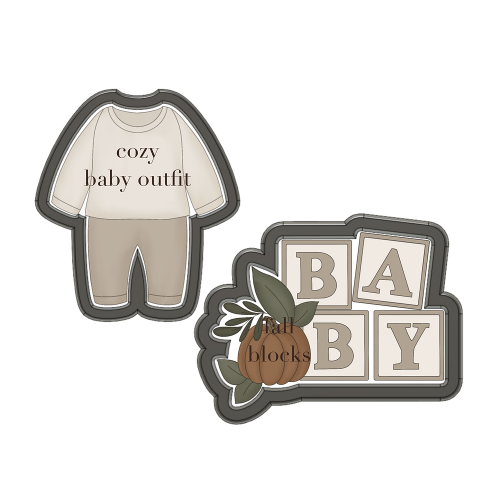Thumbnail: Fall Baby Cookie Cutters