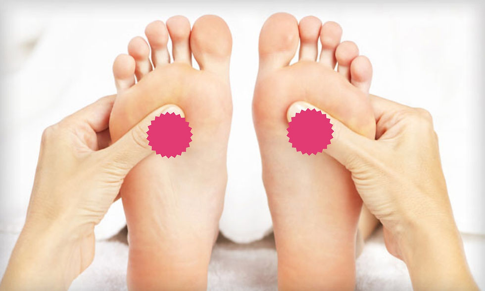 Solar Plexus reflex helps to calm during anxious times, helps relax the body, and helps with sleep.