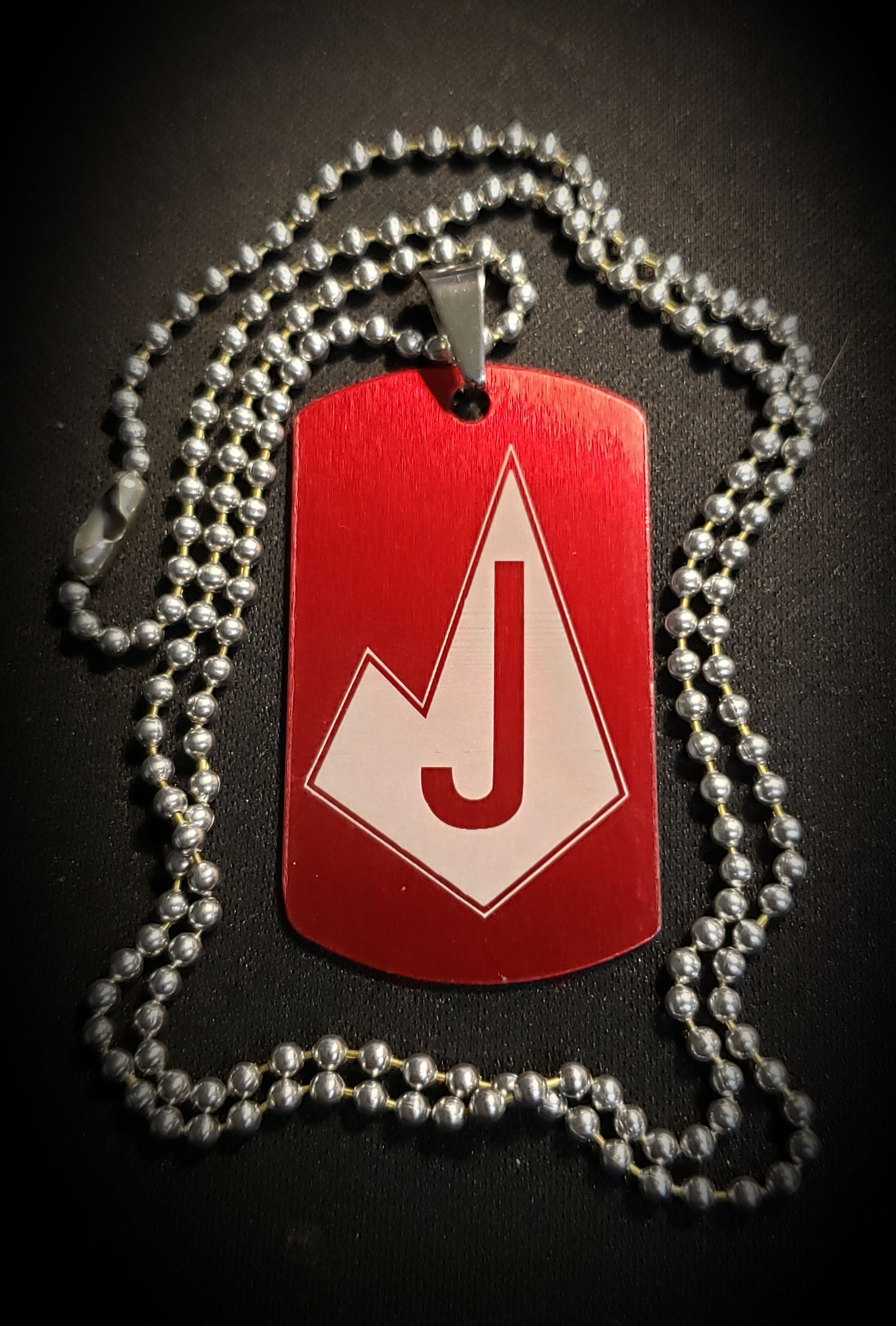 Judson Diamond J Dogtag Set