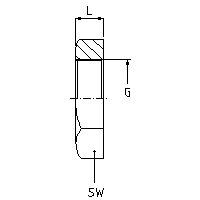Miniaturbild: Sechskantmutter F33