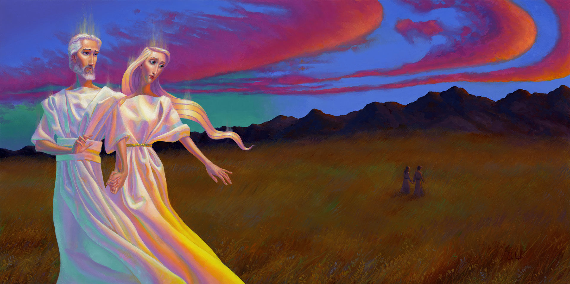 Certain Women 2019 Reflection on a Mother in Heaven oil painting by Samantha Long