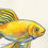 Thumbnail: "Hermes the Goldfish" Original Painting by Samantha Long