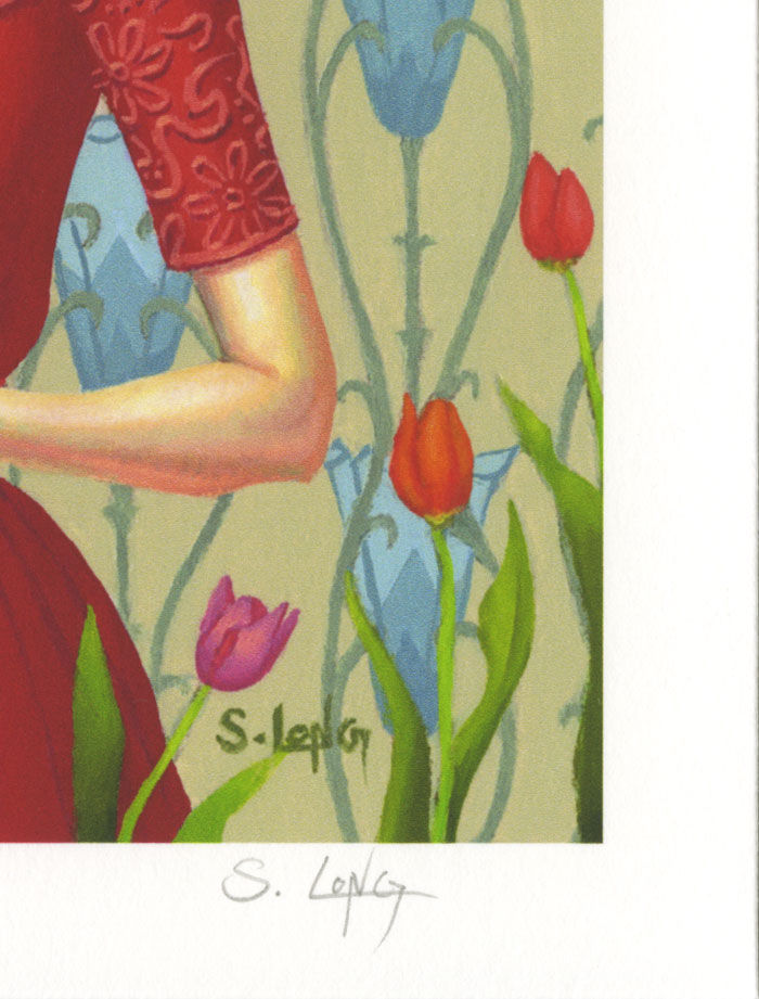 Thumbnail: "Springtime in the Soul" Giclée Print by Samantha Long