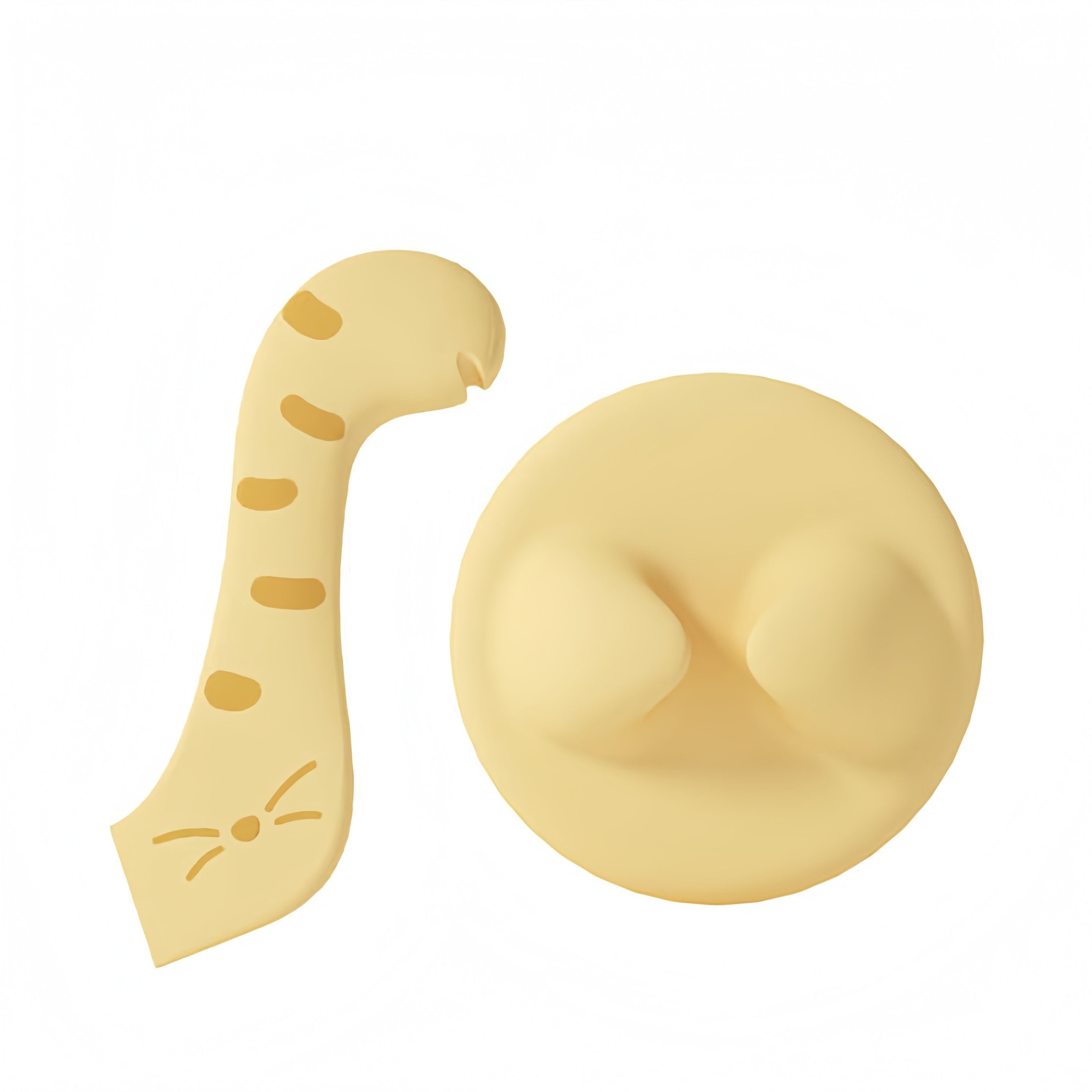 Whisker-Lid & Tail Tool Set showing silicone cat food can lid and tail-shaped spoon