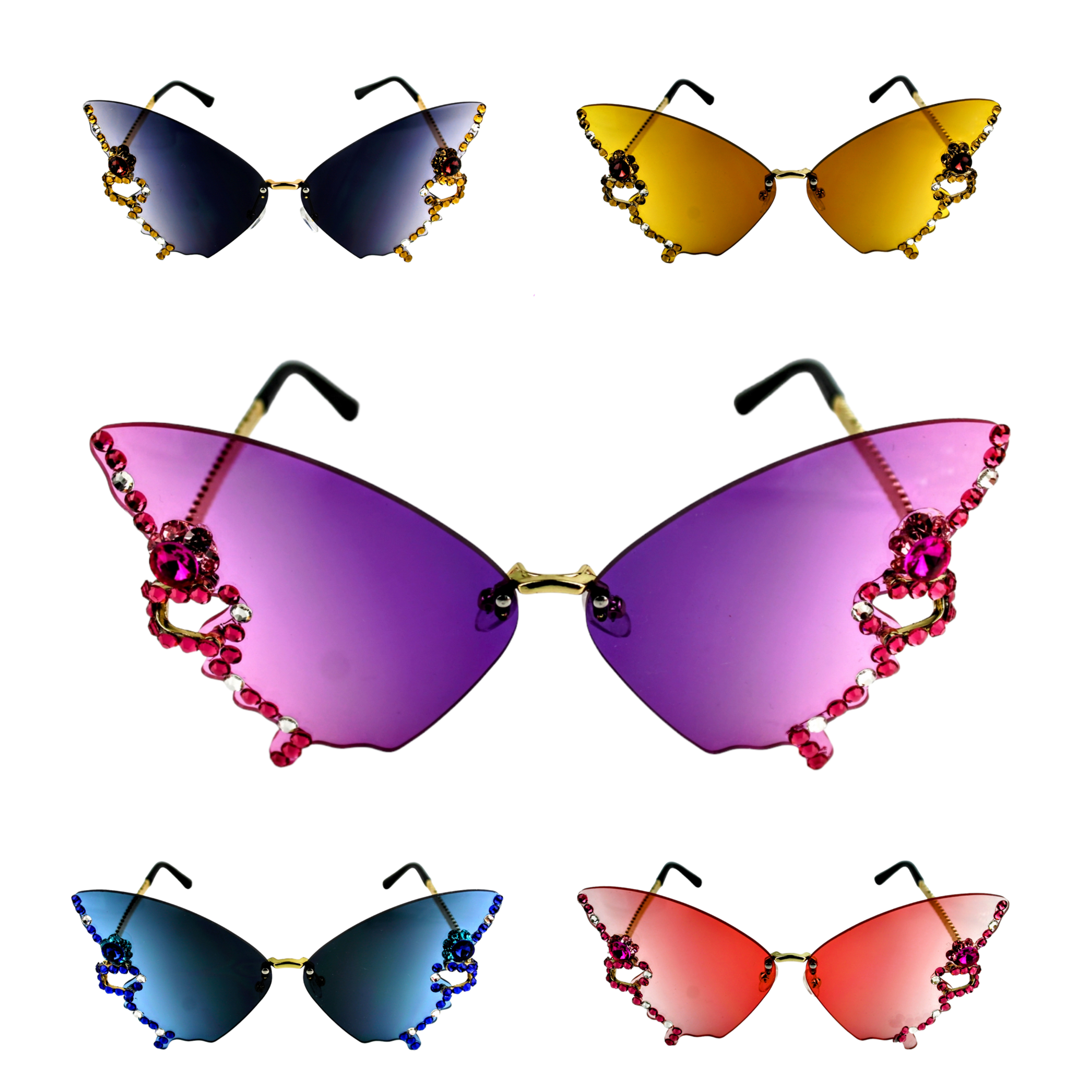 Butterfly Bling Sunglasses