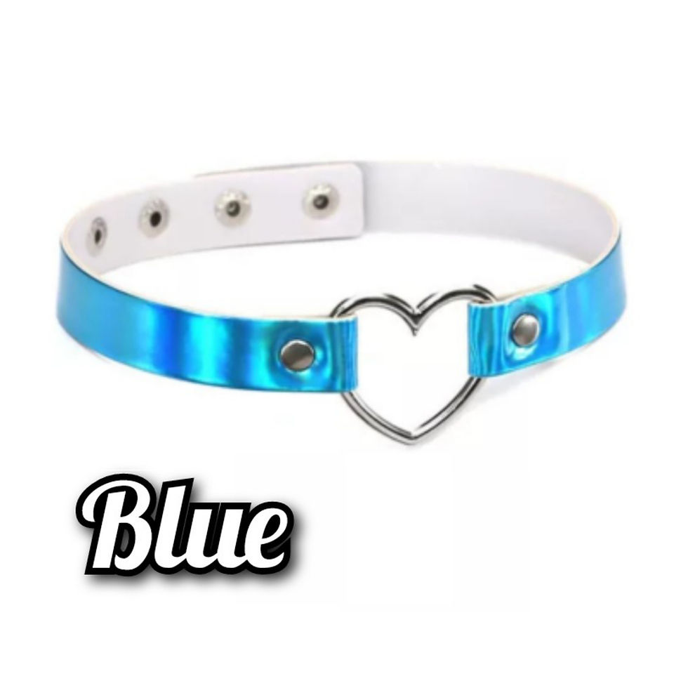 Thumbnail: Holographic Heart Choker