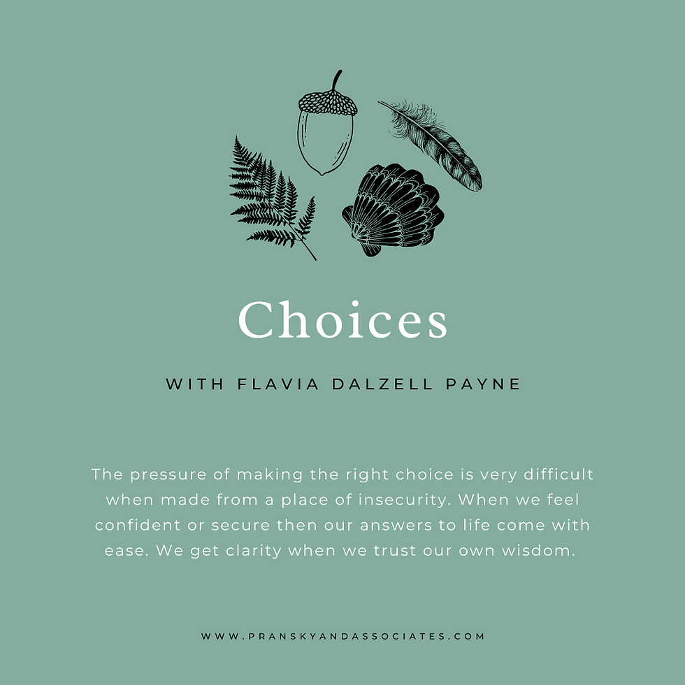 Thumbnail: Image of Fern, Acorn, Seashell, Feather and Choices for Ordinary Life, Extraordinary Living
