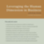 Leveraging the Human Dimension in Business George Pransky Audio Series Description