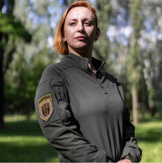 Yevheniya Kolesnychenko, known as "Yevha" from the Hospitallers