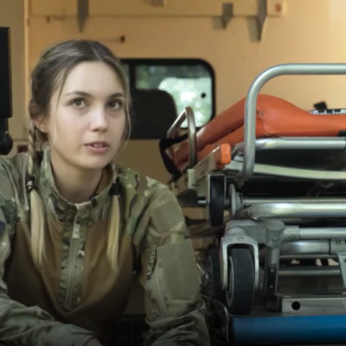 Viktoria Honcharuk "Tori" is a medic in the "Hospitallers" medical battalion.