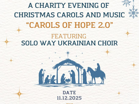 Carols of Hope 2.0 – A Charity evening of Christmas carols and music