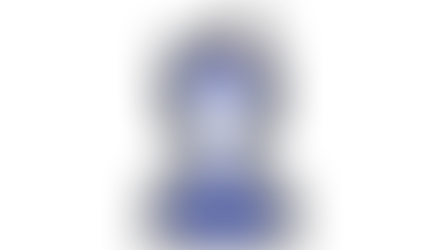 Ein blaues Icon zeigt ein Gesicht mit traurigem Ausdruck und Krawatte. Ein Blitz symbolisiert Stress oder Kopfschmerz über dem Kopf.