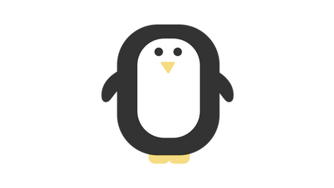 Comic-Pinguin