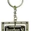 Thumbnail: BOURBON STREET SIGN SWIVEL METAL/POLY KEYRING