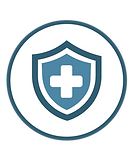 Detoxification treatment services icon representing medical support during the first stage of recovery.
