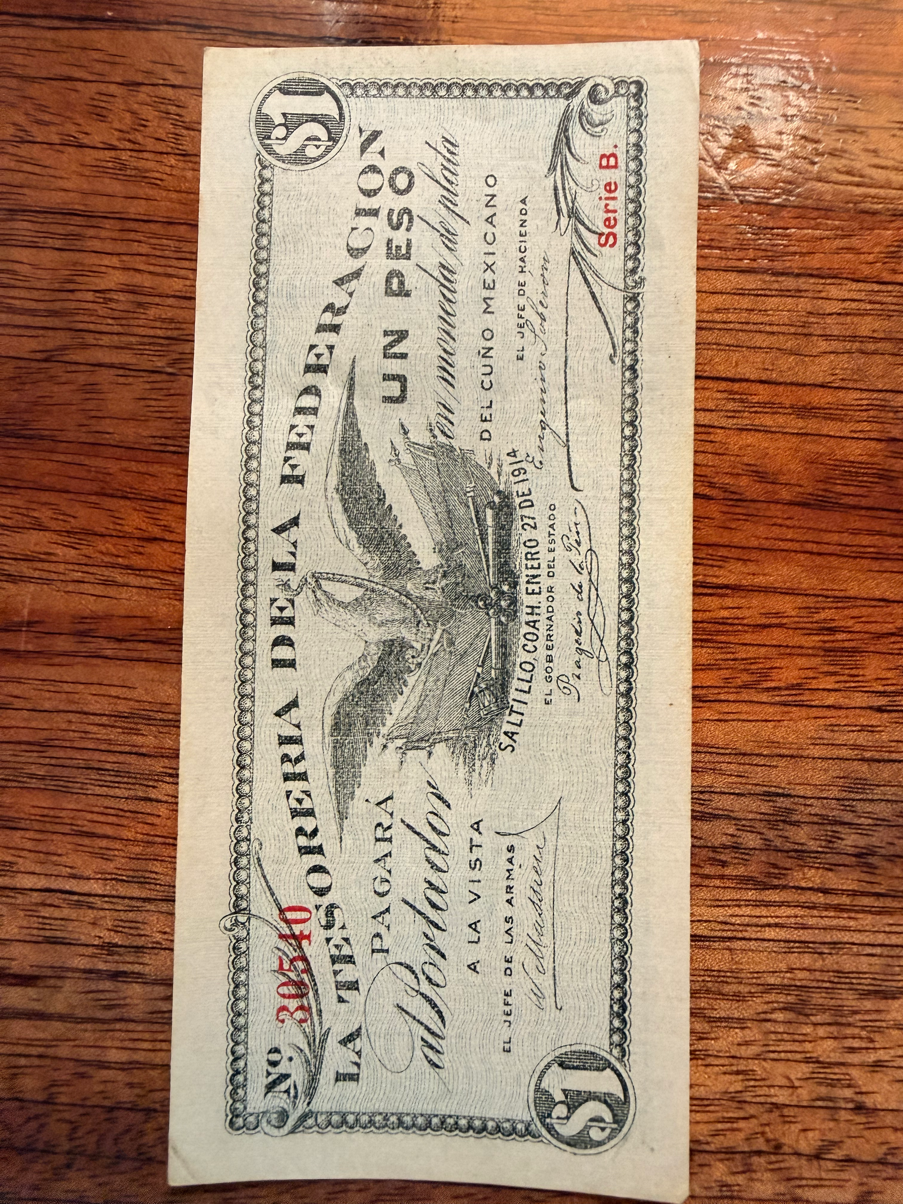 Billete de Tesorería de la Federación de $1.00 