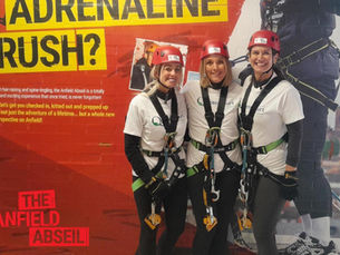 Louise and Michelle's Anfield Abseil Challenge - supporting Queenscourt Hospice