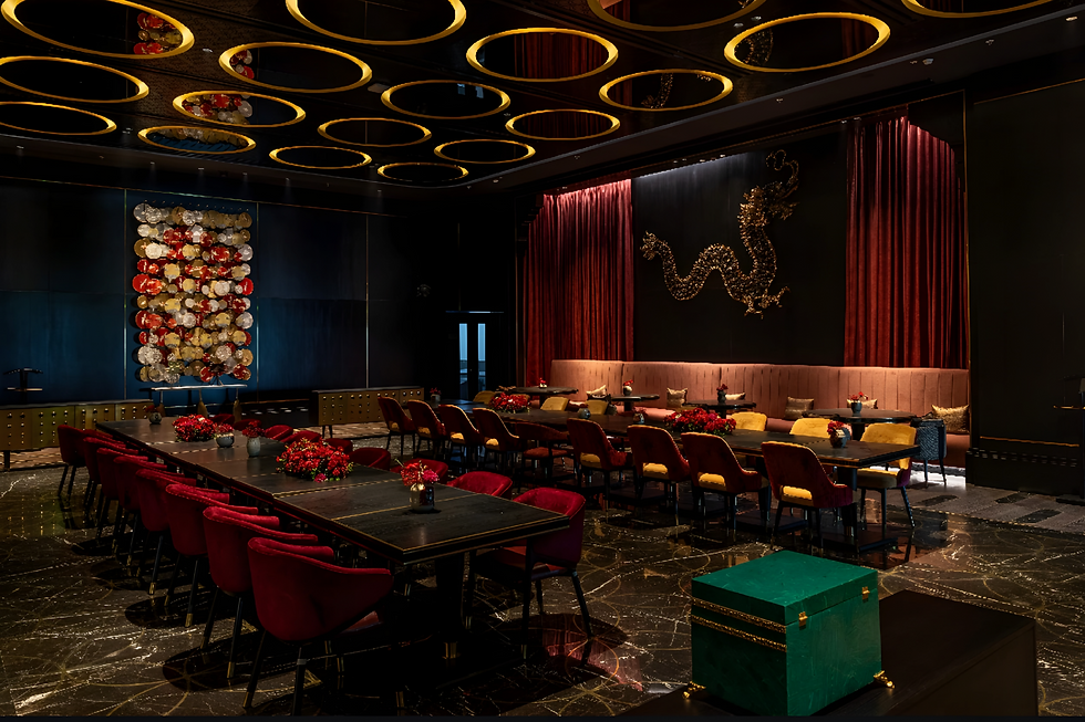 A world where fine dining collides with cinematic grandeur, Oryn Fairmont Mumbai inside the luxurious Fairmont and takes inspiration from 1920s Shanghai. The restaurant blends elegance, storytelling, and flavor into one immersive journey. With its moody interiors and bold cuisine, Oryn is not simply a place to eat. It is a performance that lingers long after the last bite.