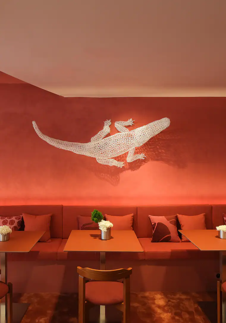 Le Cafe Lacoste delivers more than a meal, it’s an immersive experience of French sport‑chic style, Riviera elegance, and culinary savoir‑faire. Here our best recommendations:         C.L.U.B. sandwich with tarragon mayo    Caesar salad with miso and beef Karasumi    Greens salad with Menton lemon vinaigrette    Pistachio “Crocodile” dessert    Terre Battue tiramisu    While Le Cafe Lacoste is a pop‑up, the decor, cuisine, and cocktails feel ambitious and refined. Ideal for stylish daytime dining or twilight cocktails, it’s a Riviera highlight blending Lacoste’s heritage with seaside flair. Lacoste India is aggressively expanding indicating its strong belief in the country's growing premium market and maybe a Lacoste cafe too.