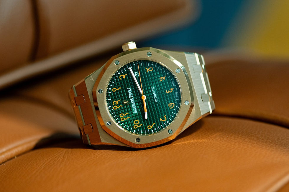 The Audemars Piguet Royal Oak Sanskrit Edition is one of the rarest and most culturally distinctive Royal Oak models ever produced. Released in a highly limited run of just 30 pieces worldwide, this special edition combines the iconic Royal Oak design with Sanskrit numeral hour markers, creating a unique connection between Swiss watchmaking and ancient Indian heritage.