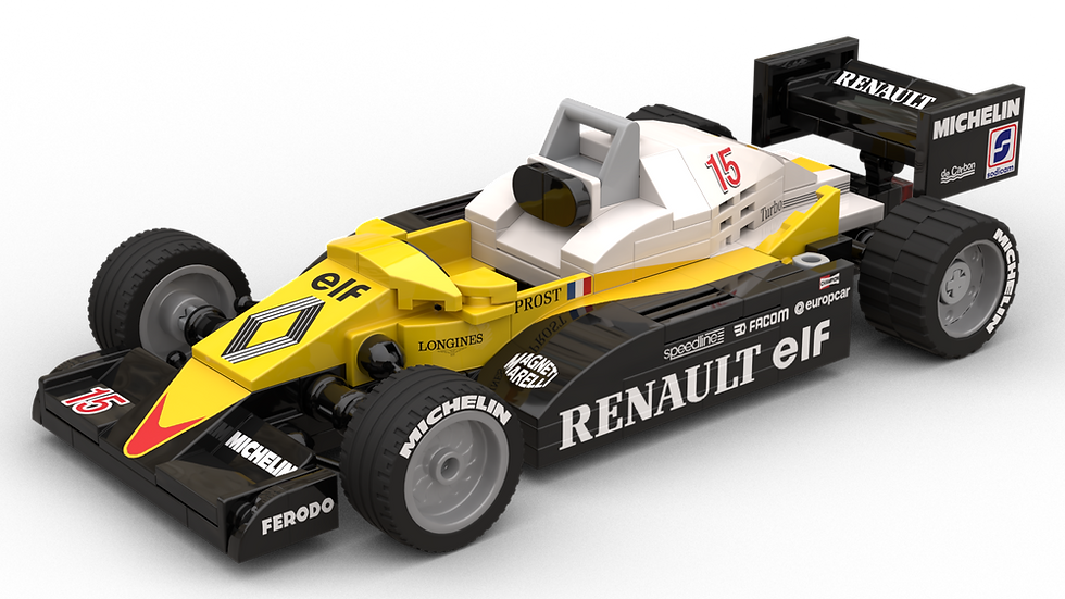 Thumbnail: Lego Sticker Sheet for F1 Renault RE40 by LegoCG (MOC-122420)