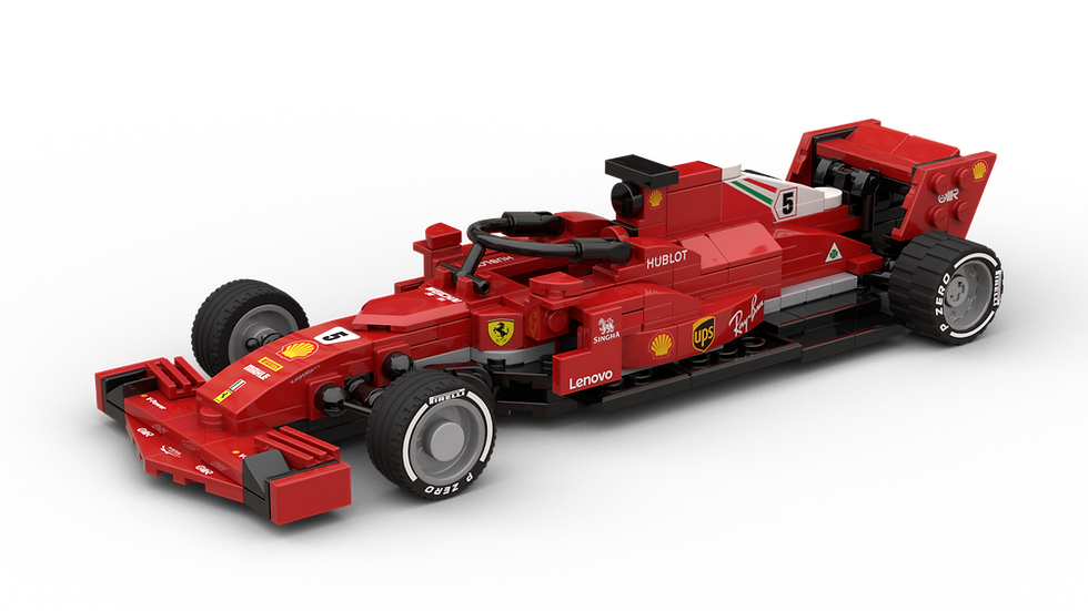 Thumbnail: Lego Sticker Sheet for F1 Ferrari SF71H by LegoCG (MOC-128950)