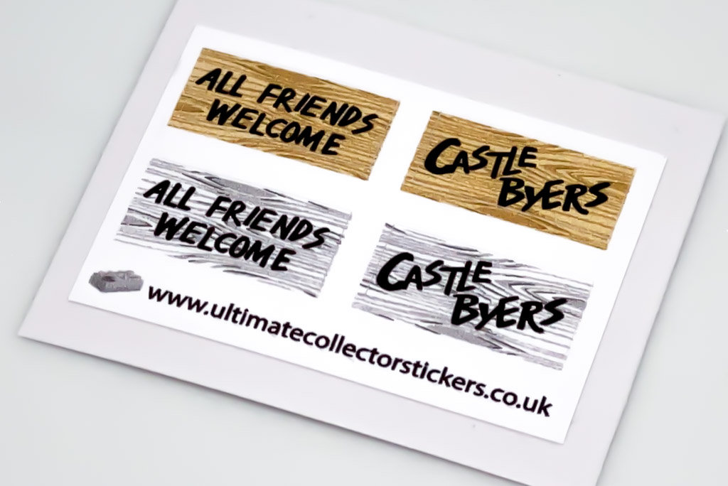 lego castle byers stickers