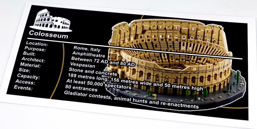 Lego Creator UCS Sticker for Colosseum 10276
