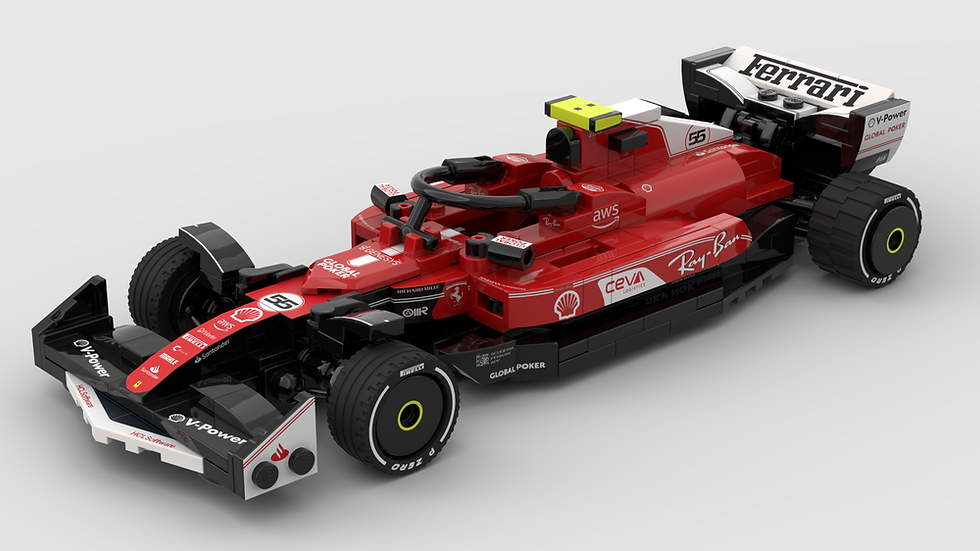 Thumbnail: Sticker Sheet for F1 Ferrari SF-23 - Las Vegas (MOC-164318) - V2