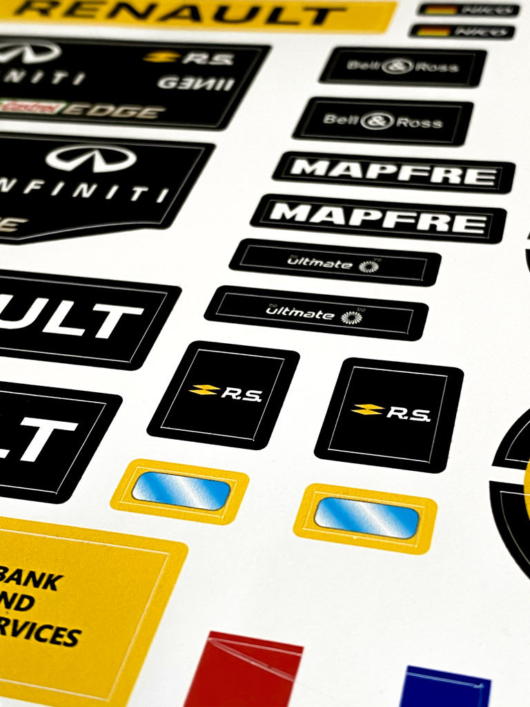 Thumbnail: Lego Sticker Sheet for Renault F1 R.S. 17 - 40th Anniversary
