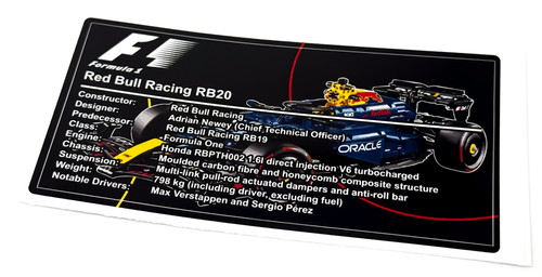 Technic UCS Sticker for Oracle Red Bull Racing RB20 F1 Car 42206 | U C ...