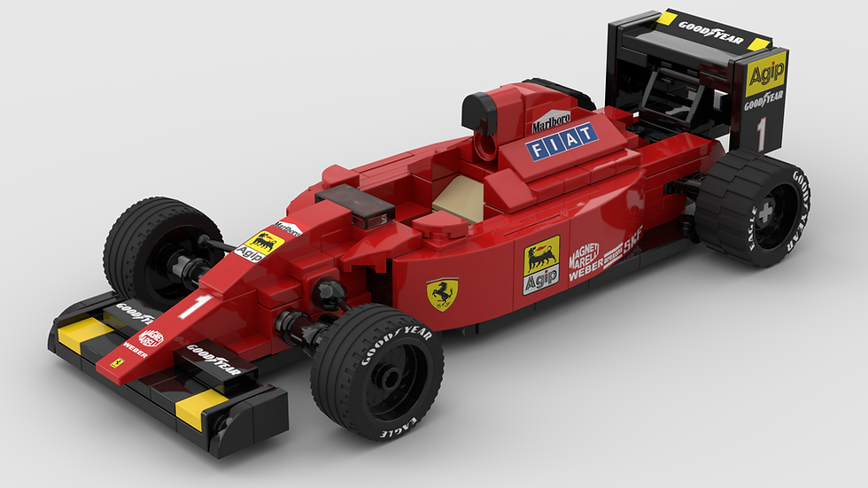 Thumbnail: Lego Sticker Sheet for F1 Ferrari 641 by LegoCG (MOC-63254) - version 2