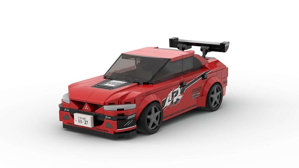 Thumbnail: Sticker Sheet for Fast & Furious Tokyo Drift Lancer Evolution IX (MOC-149232)
