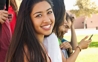 Smiling Student